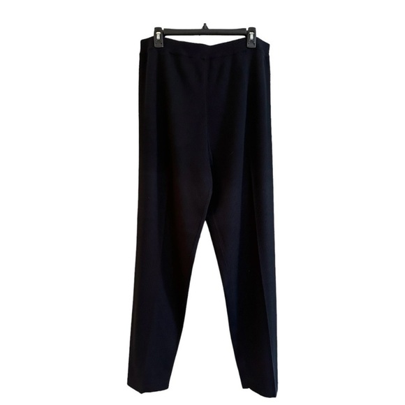 dressbarn Pants - DRESSBARN, WOMENS, ELASTIC WAIST, PULL-ON STRETCH KNIT PANTS IN BLACK. SIZE XL